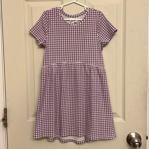 Cotton On Kids — Size 6 , Purple Gingham Dress